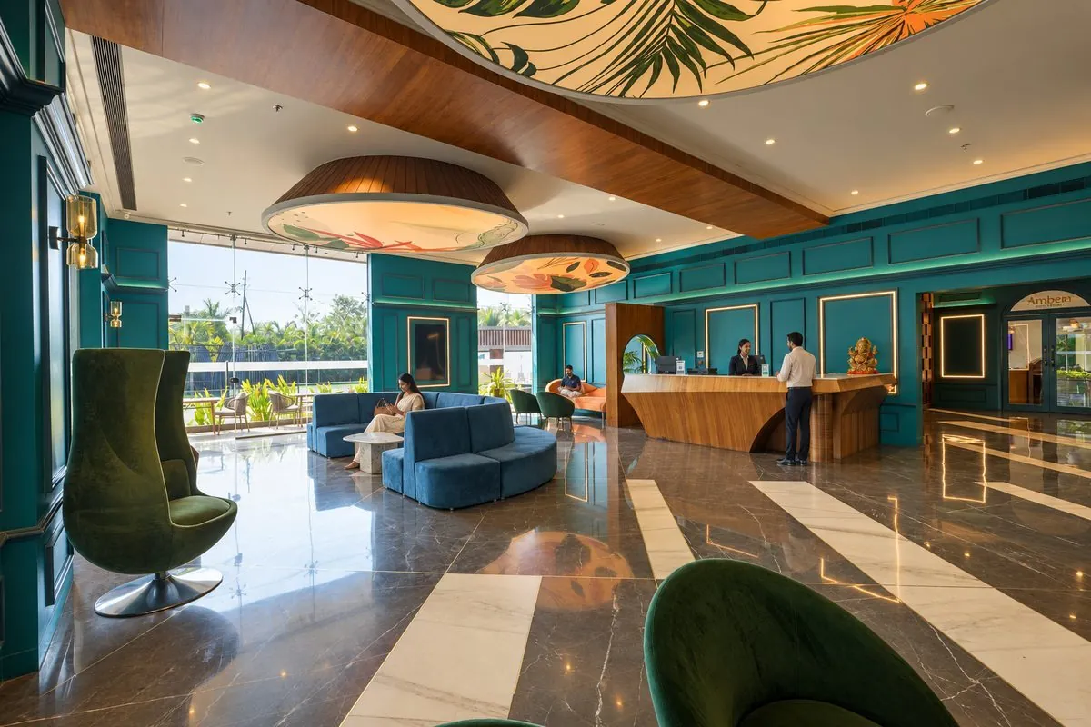 Lobby at Palm Springs Resort Nashik