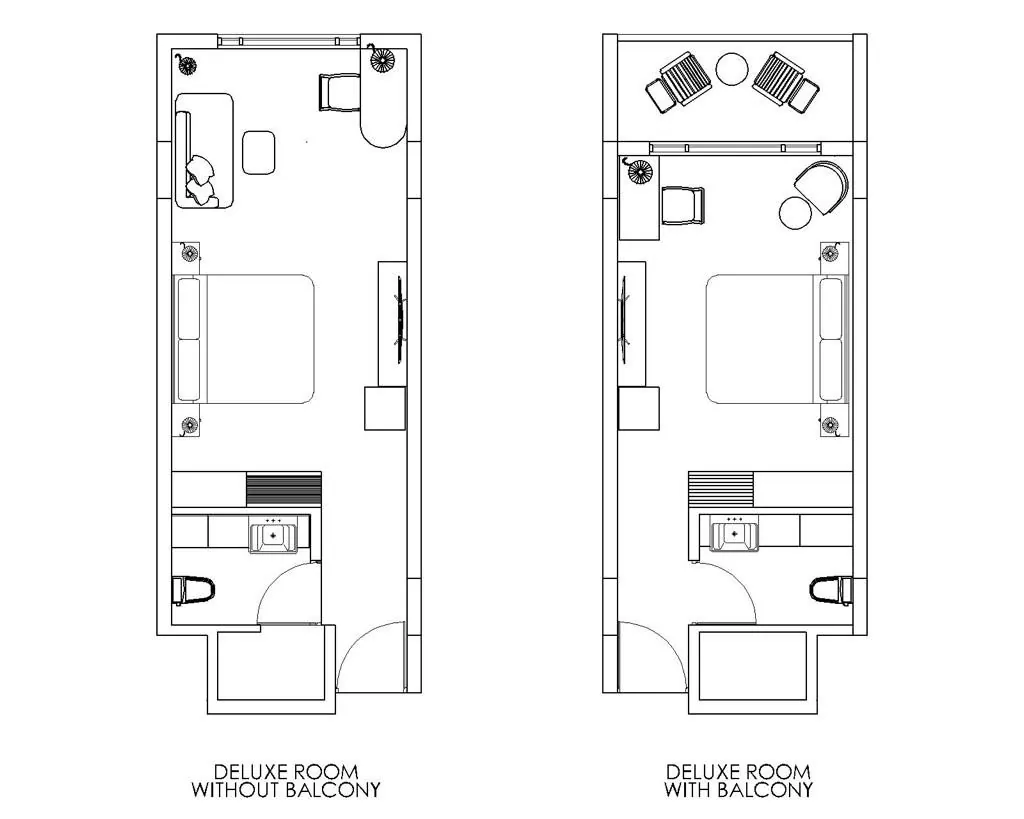 Deluxe Room floor plan
