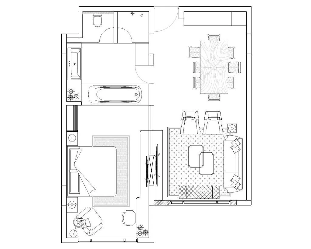 Junior Suite floor plan